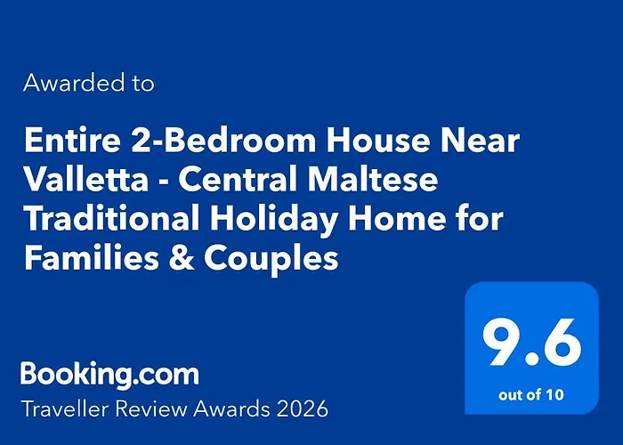 Very 2-bedroom House Near Valletta - Yellow - Perfect For Discovering Malta - Bus Stops Outside & Adjoining Cafeteria (adults Only) Σπίτι διακοπών Msida